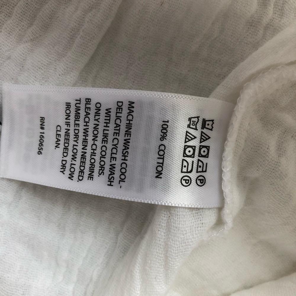 Sincerely Jules White Drawstring Lightweight Cott… - image 6